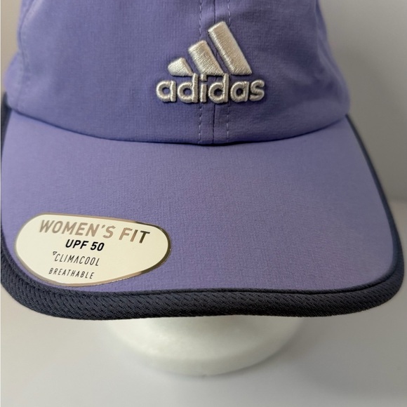 Adidas Aeroready Strapback Hat Purple One Size Adizero - Picture 2 of 5